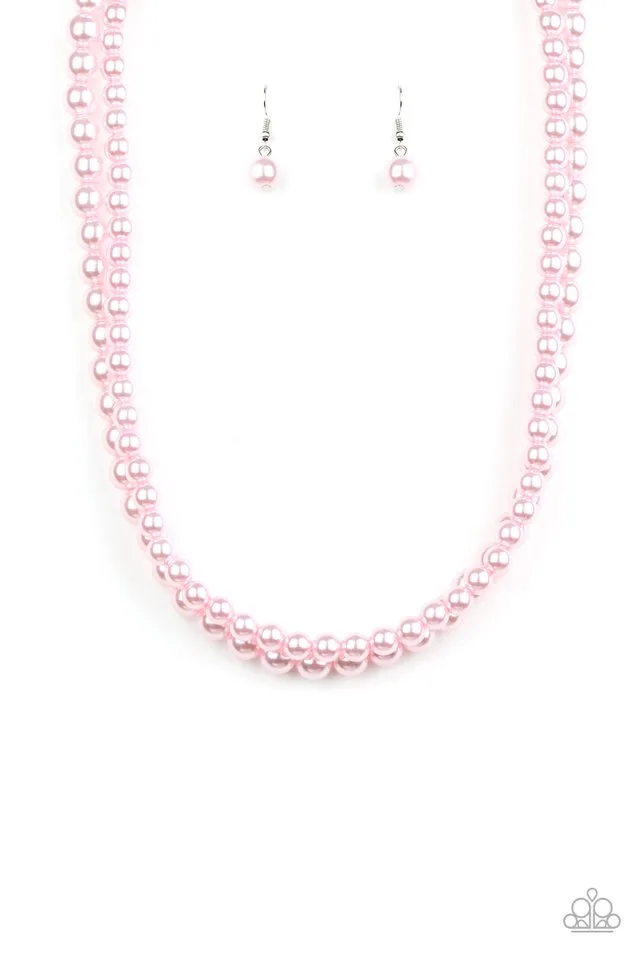 Paparazzi Necklace ~ Woman Of The Century - Pink