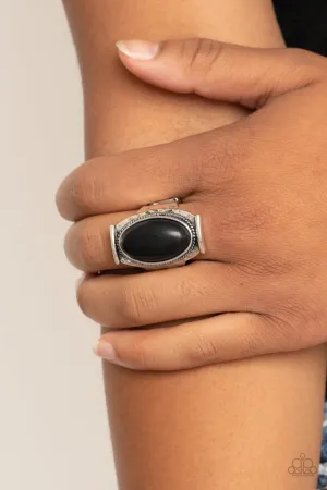 Paparazzi Ring ~ Desert Healer - Black