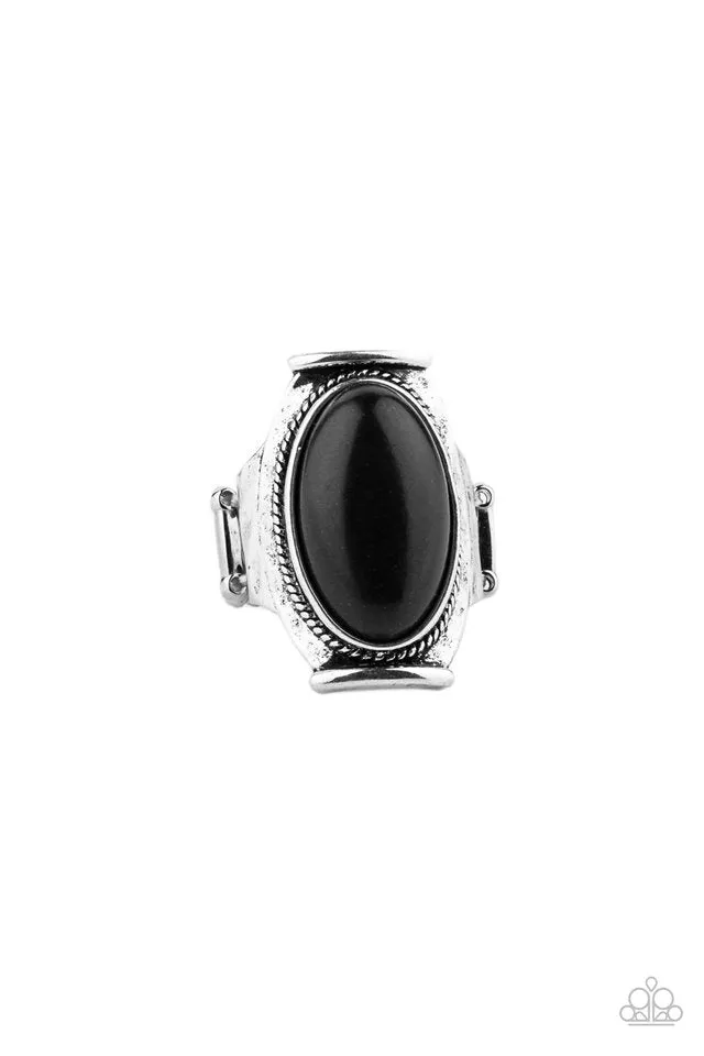 Paparazzi Ring ~ Desert Healer - Black