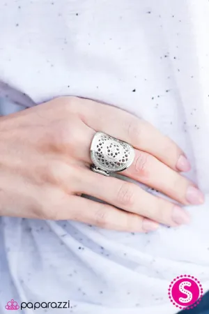 Paparazzi Ring ~ Raleigh Radiance - White