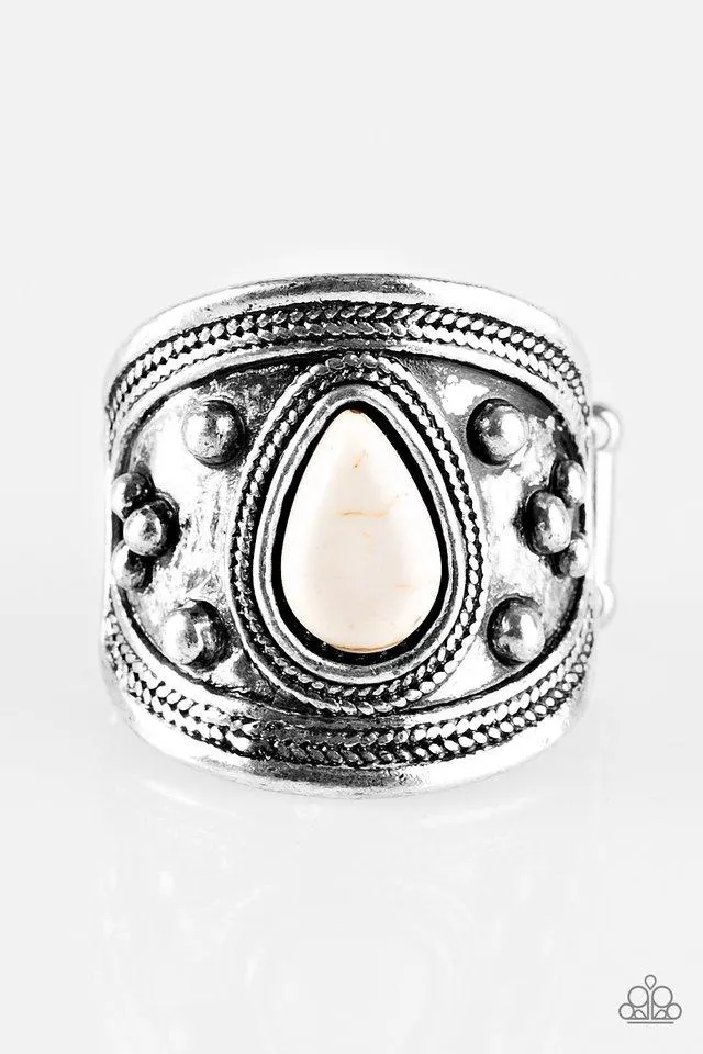 Paparazzi Ring ~ Sonoran Sands - White