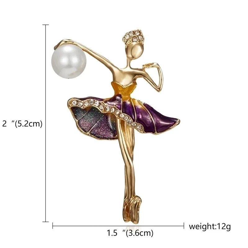 Pin Cartoon Character Alloy Plating Inlay Artificial Diamond Unisex Brooches