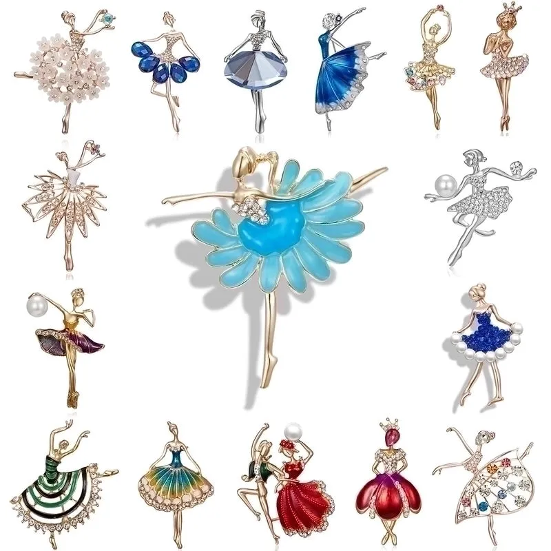 Pin Cartoon Character Alloy Plating Inlay Artificial Diamond Unisex Brooches