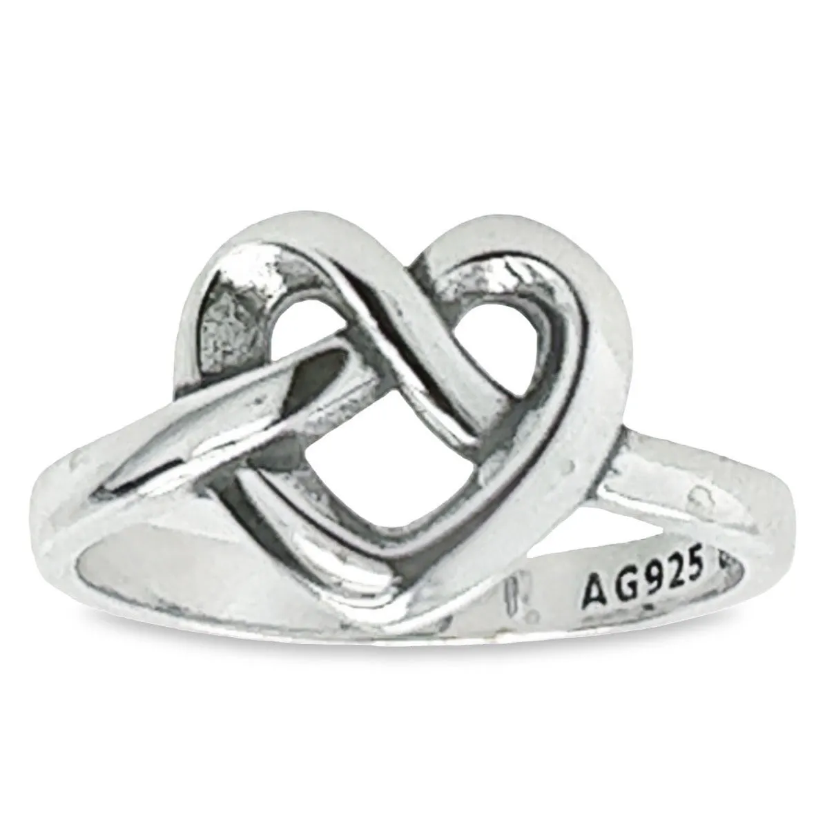 R794 Infinity Heart Rings