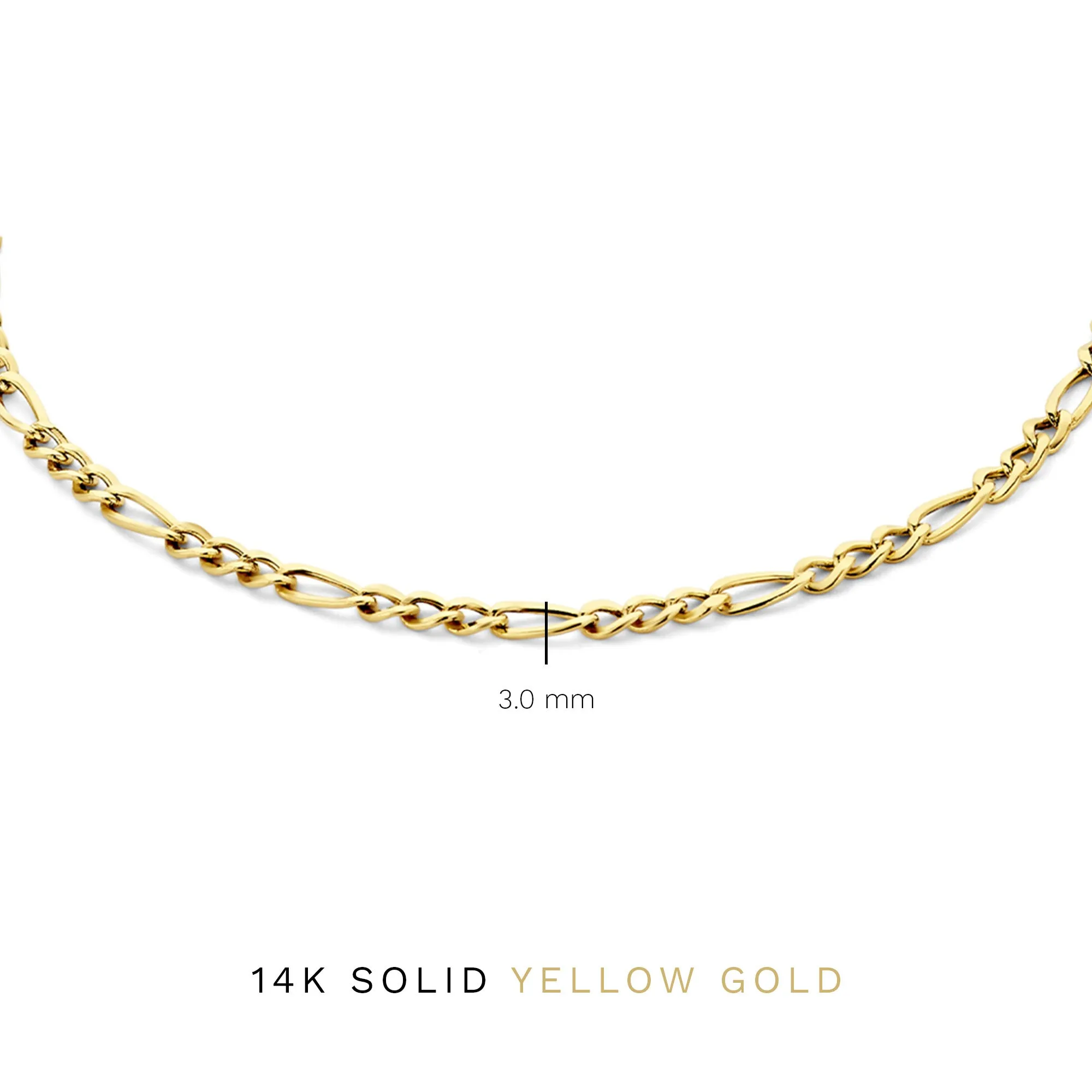 Rivoli Nina 14 karat gold bracelet with royal link