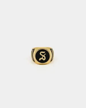 Saint Morta Allstar Signot Ring Gold