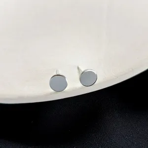 Sliver Circle Earrings