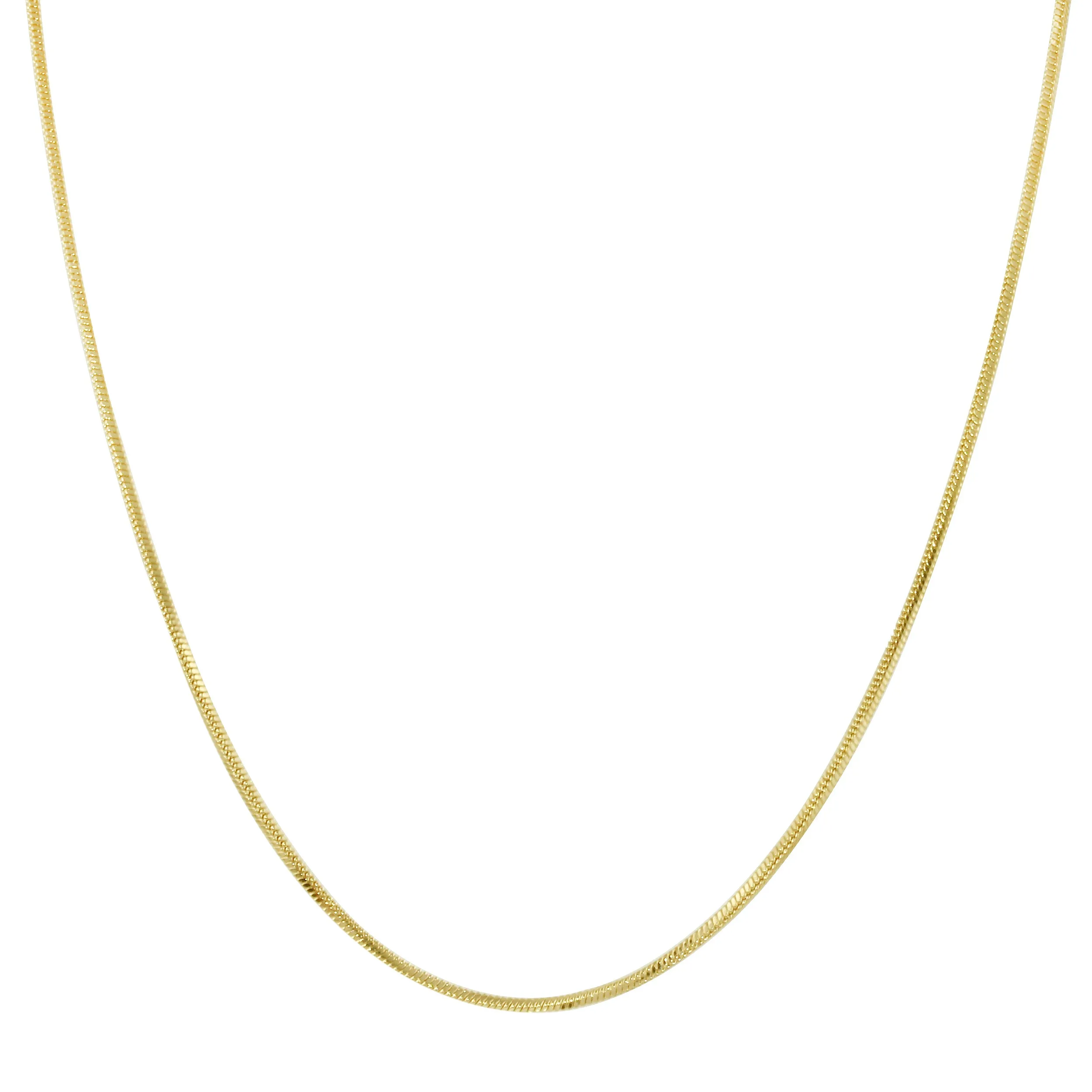 Smooth Snake Chain Layering Necklace