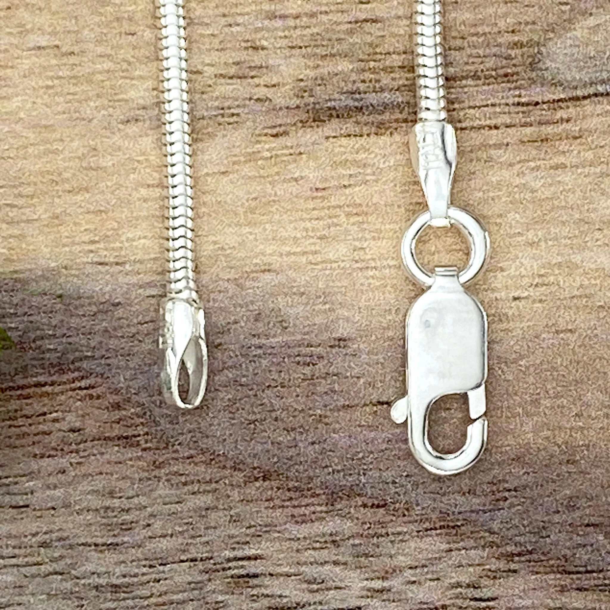 Solid Sterling Silver Snake Chains