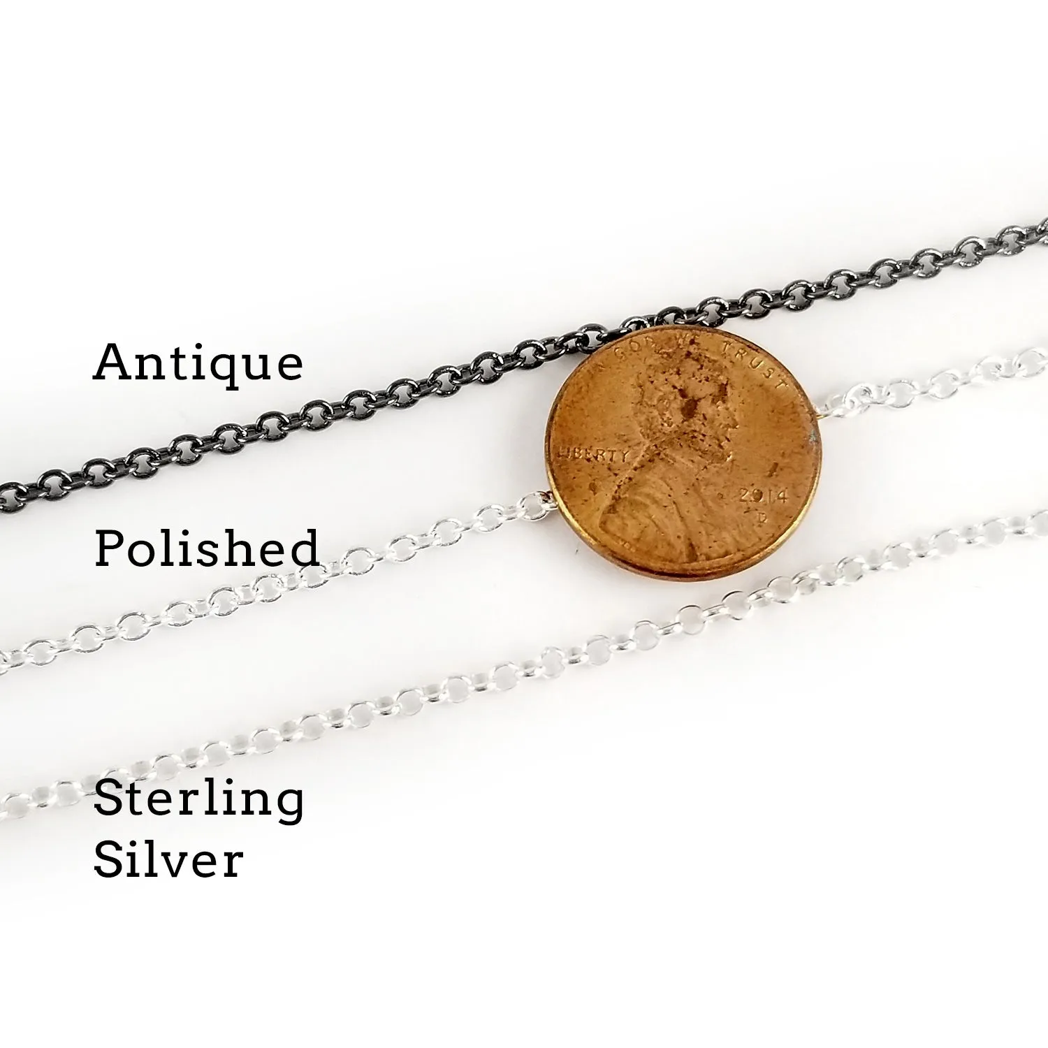 State Quarter Cowboy Hat Coin Necklace