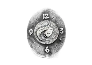 Stylish Face Coin Medallion Ring