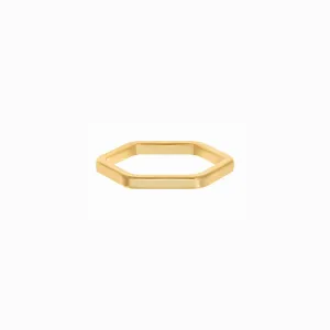 Thin Hexagon Ring