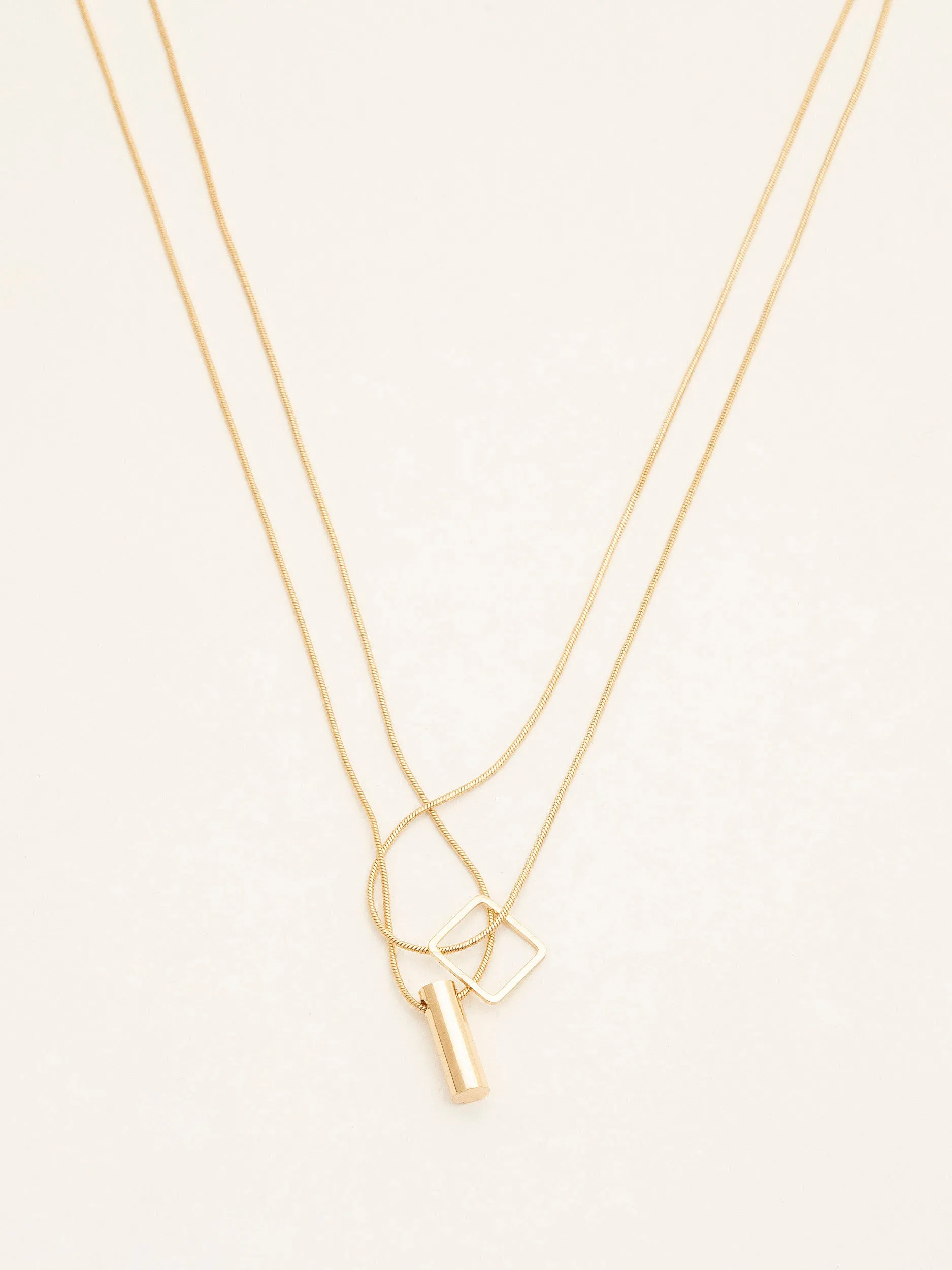 Two Chain Classic Necklace