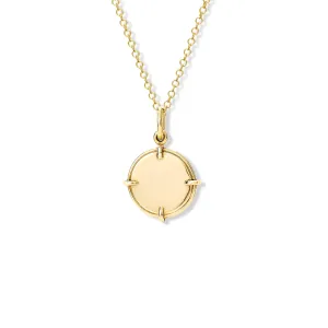 Vitruvius Necklace Pendant Yellow Gold