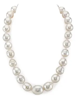 White South Sea Baroque Pearl Necklace, 13.0-17.0mm