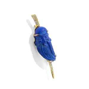 Wise Guy Lapis Pin