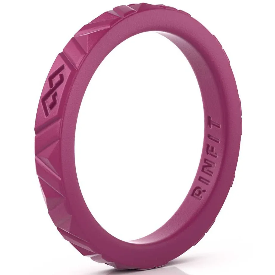 Women's Infinity Silicone Stackable Rings. Stylish Design, Comfortable & Durable Wedding Band