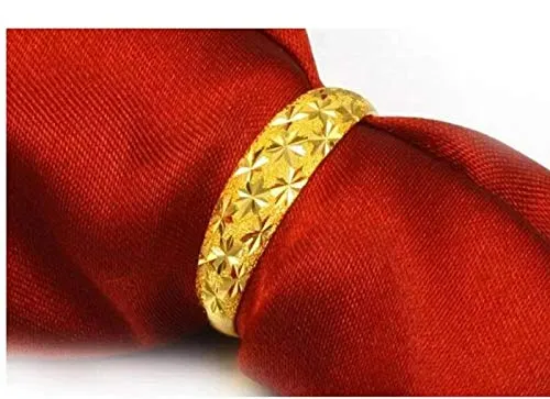 Yellow Chimes Stylish Star Design Gold Plated Adjustable Rings for Men and Boy's